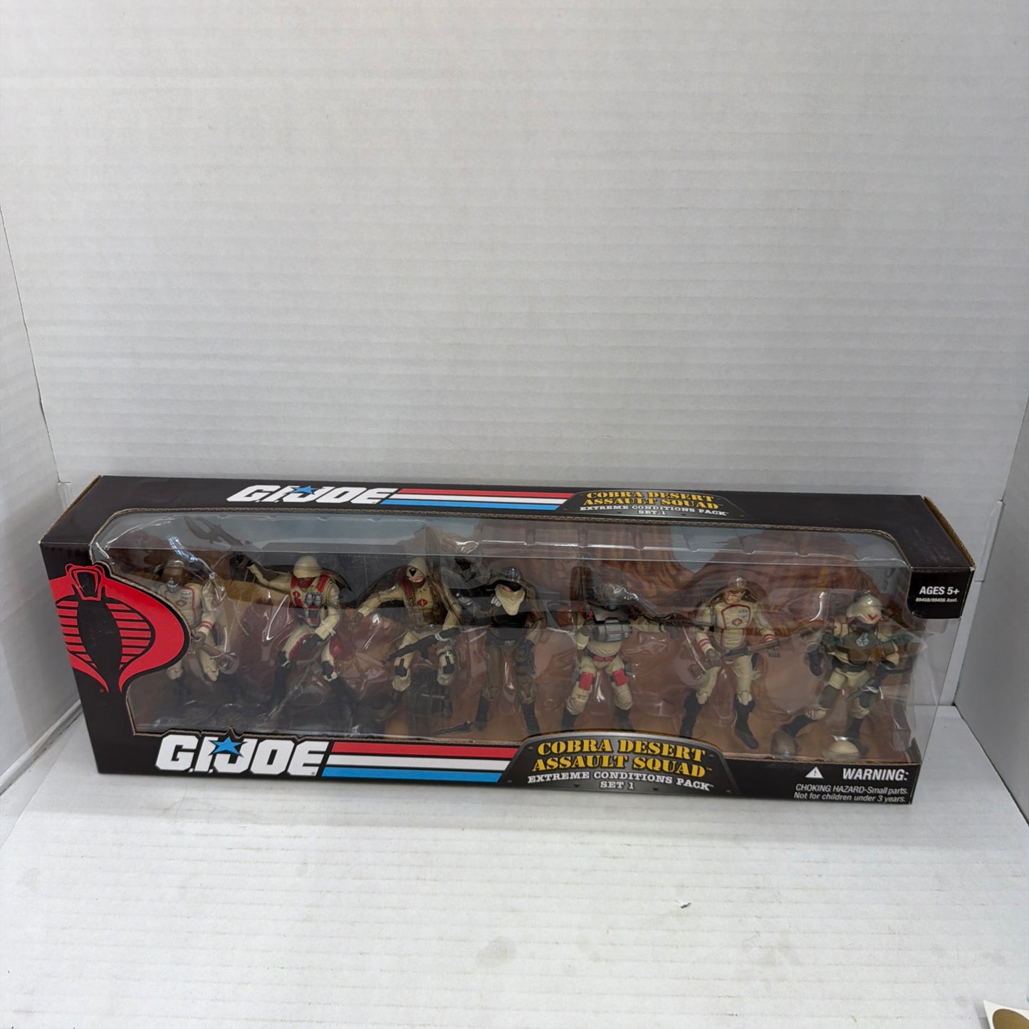 Desert Assault Squad 7 Pack G.I. JOE COBRA 25th Extreme Conditions MIB NEW