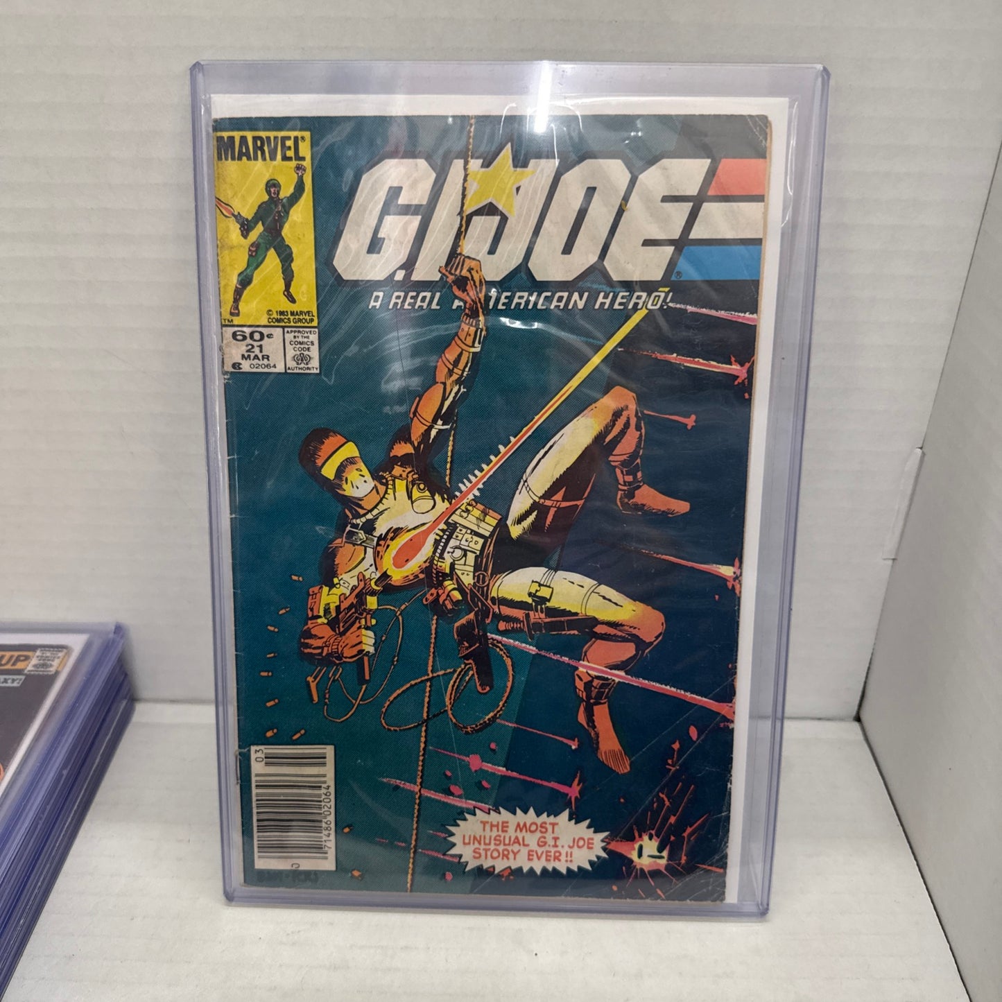 GI JOE A REAL AMERICAN HERO WHITE 3RD 1ST STORM SHADOW MARVEL