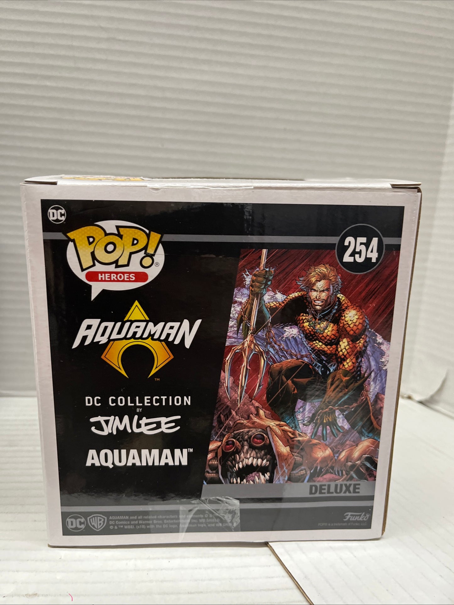 Funko POP! Tees AQUAMAN (Black T) Jim Lee Collection