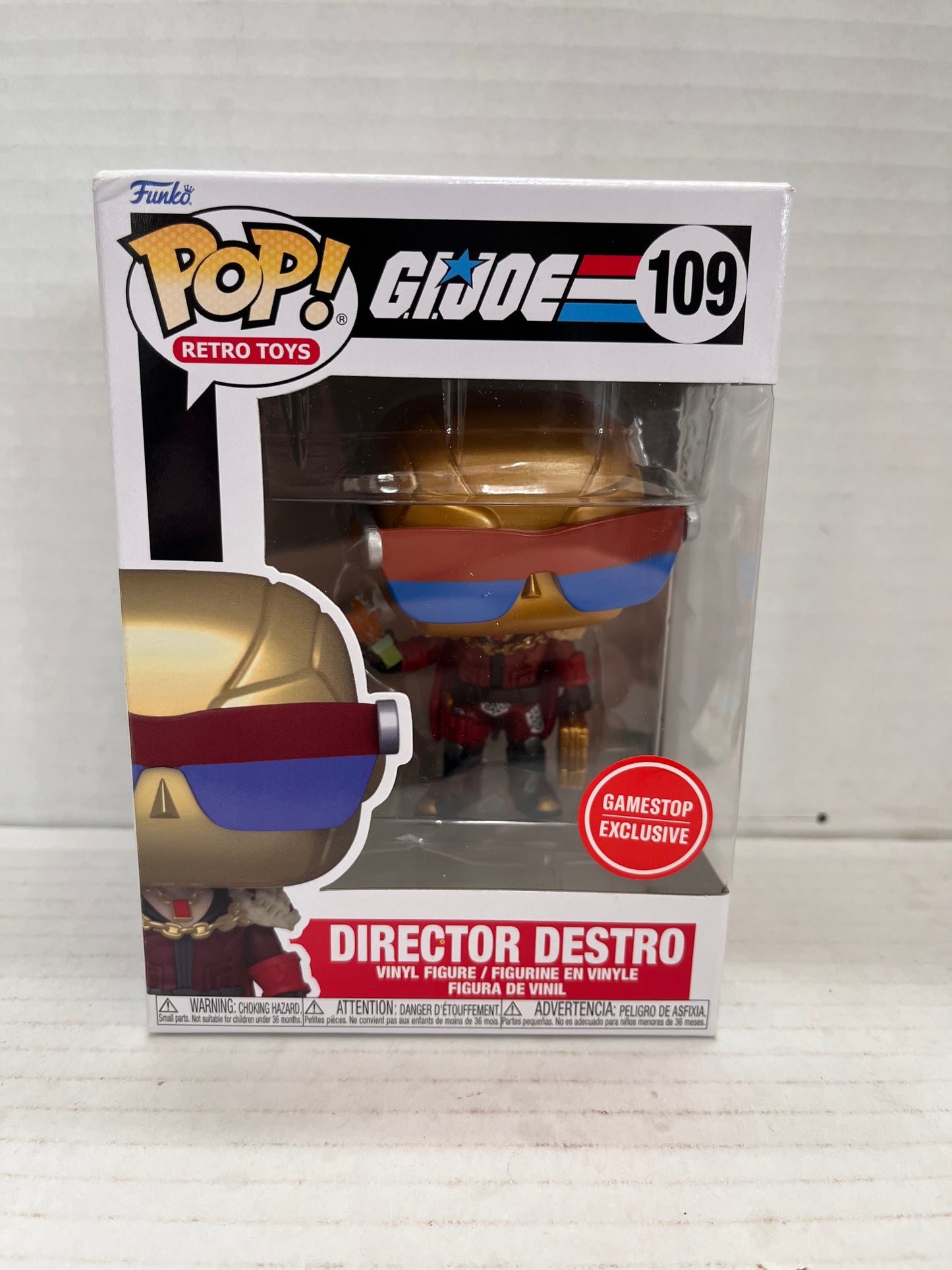 Funko Pop! Retro Toys: G.I. Joe - Director Destro - GameStop Exclusive #109