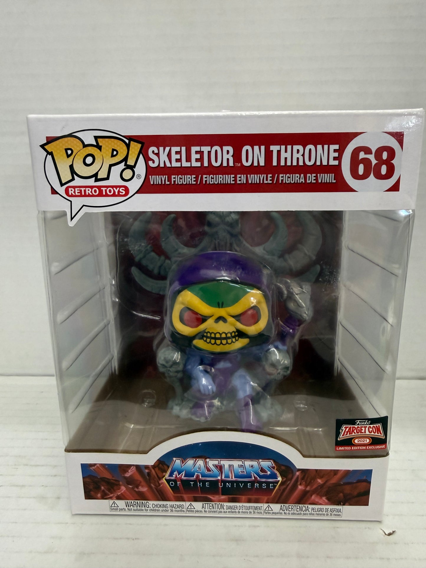 Funko Pop! Retro Toys #68 Skeletor On Throne  New In Box Collectible