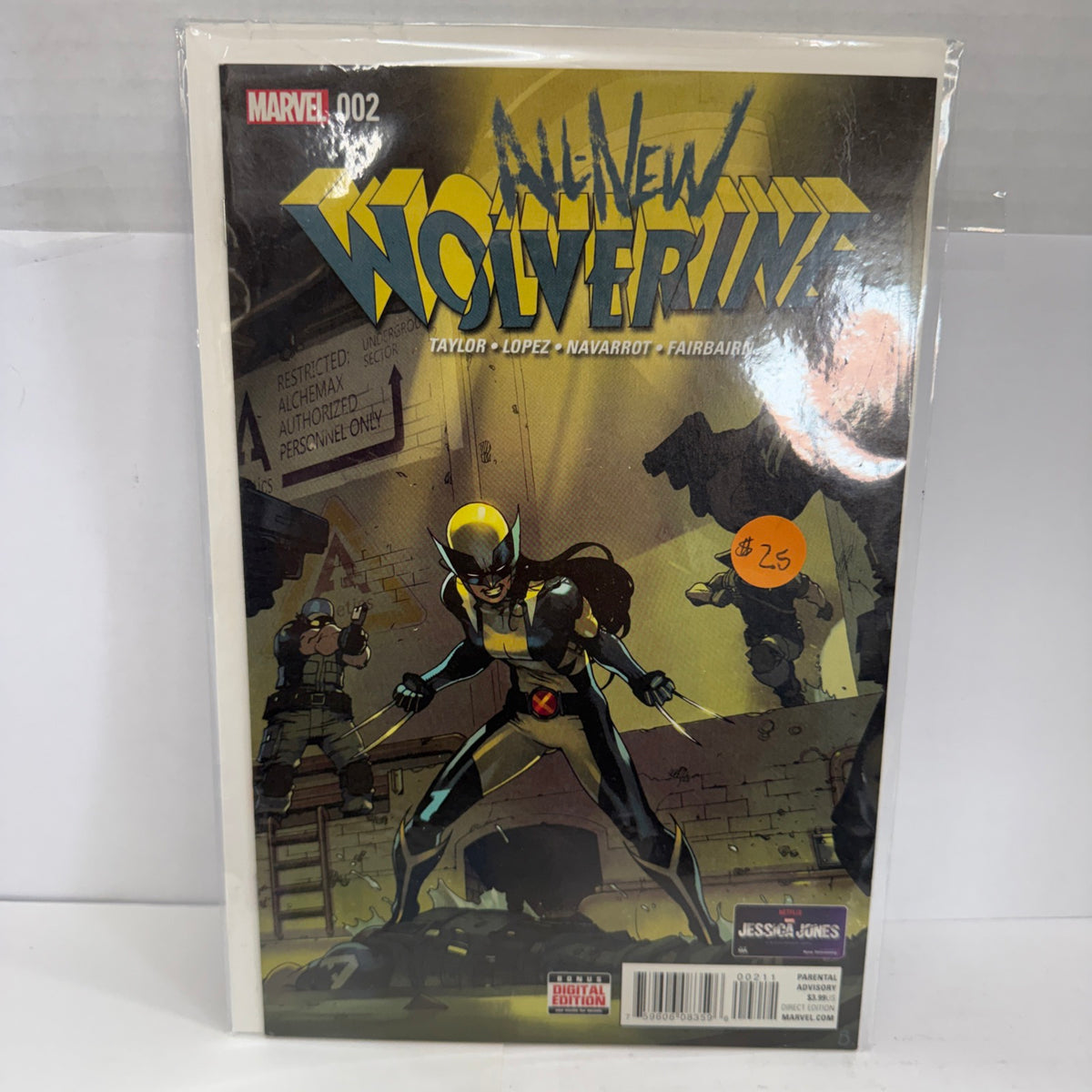 All-New Wolverine (2016) #2 (Laura K. as Wolverine;  Introd. Gabby Kinney)