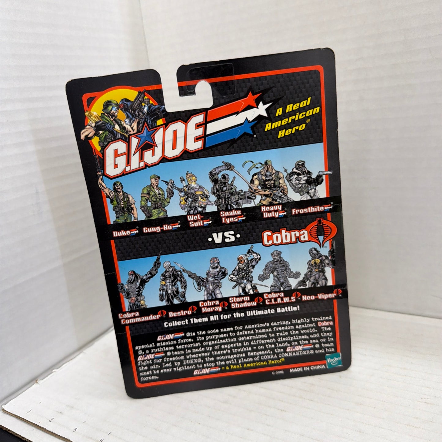 GI Joe VS Cobra Snake Eyes VS Storm Shadow Fully Poseable 2001 Hasbro New Sealed