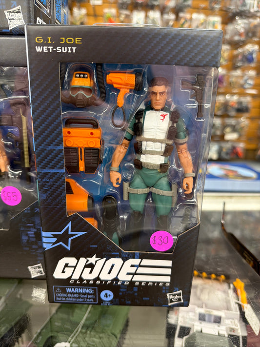 G.I. Joe Classified Series #179 Wet-Suit 6 Inch Action Figure In Hand