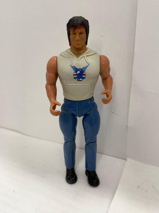1985 Rambo The Force Of Freedom Fire Power Rambo Vintage Coleco Action Figure