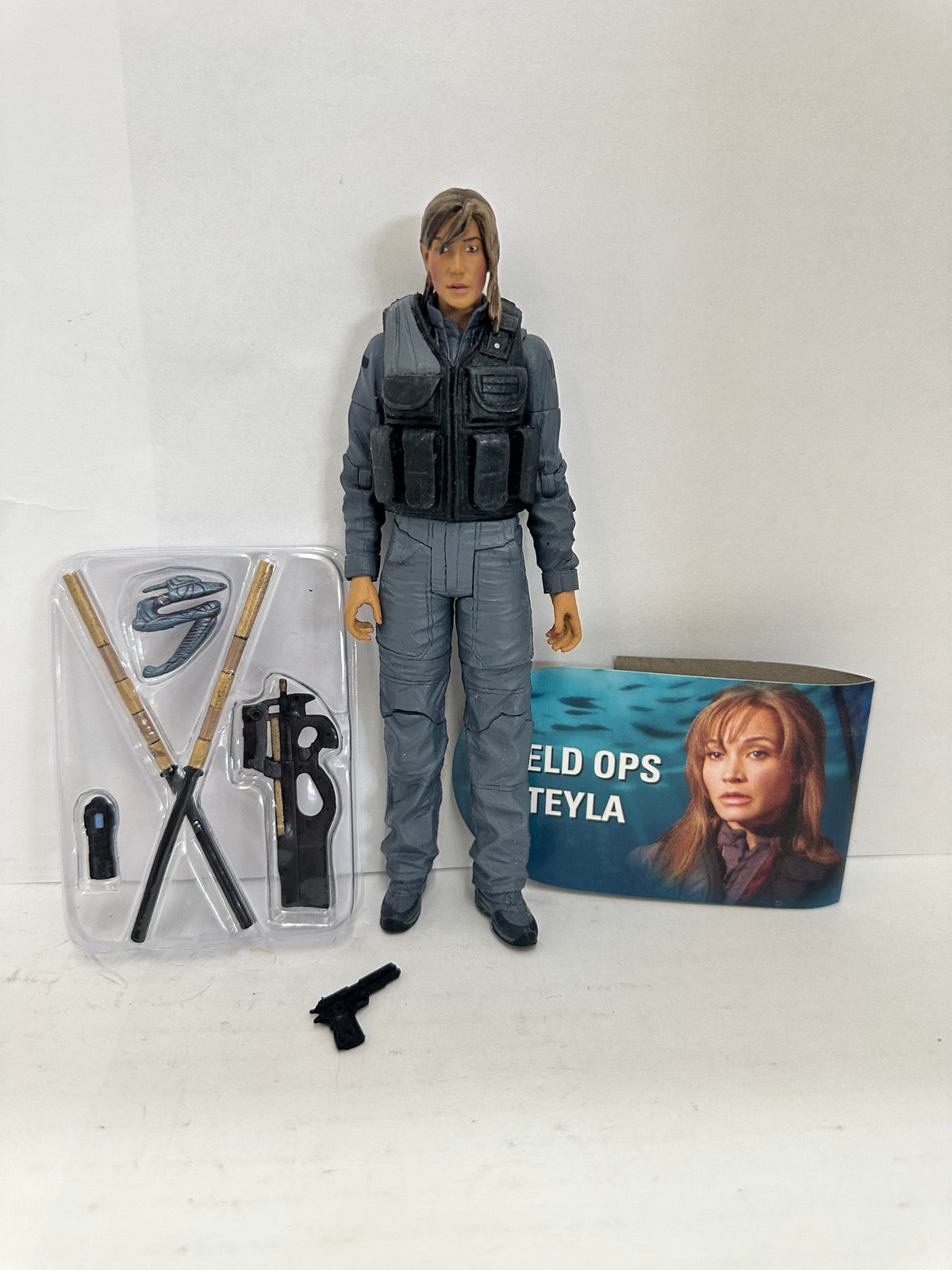 Field Ops Teyla Stargate Atlantis Figure Toy Diamond Select Loose Complete #1