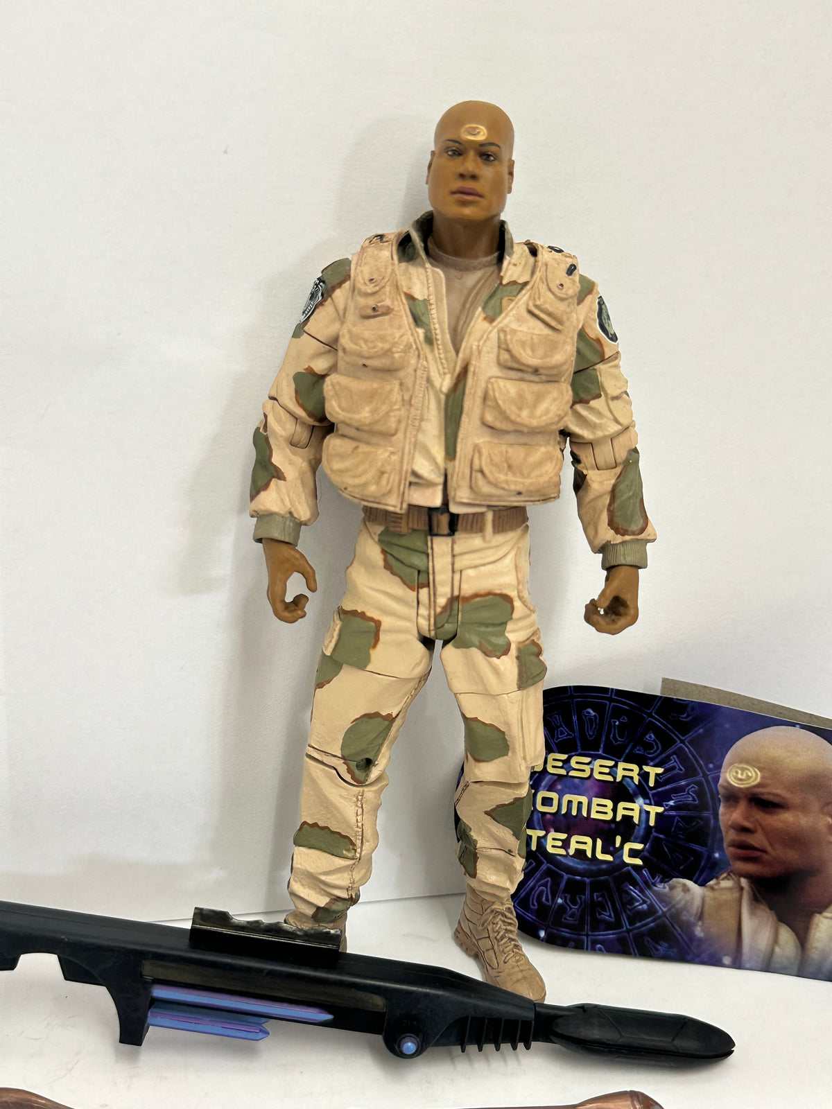 2007 Diamond Select Stargate SG-1 Desert Combat Teal'C figure Series 4