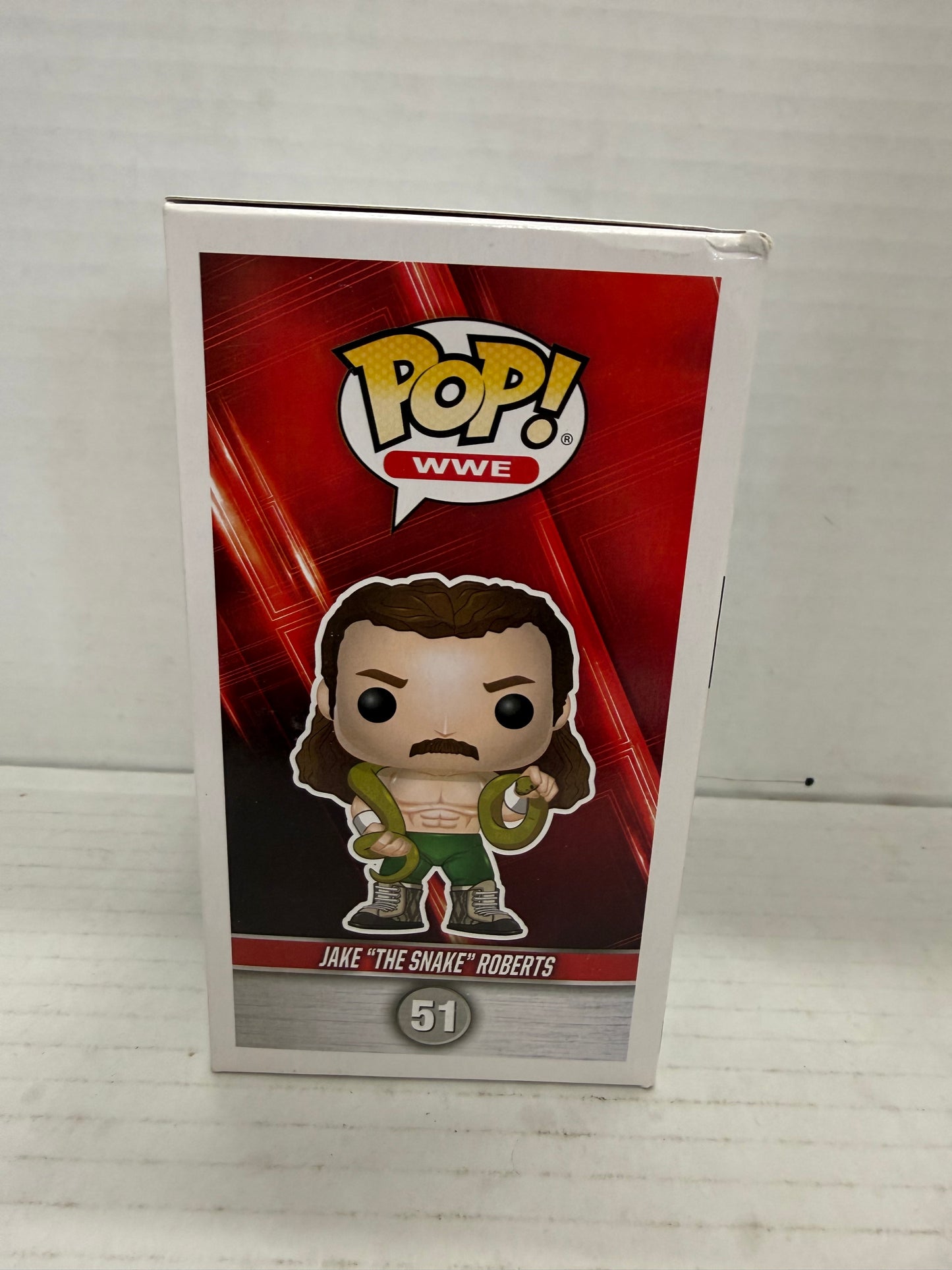 Funko Pop WWE Jake The Snake Roberts #51 Chase w/ Protector