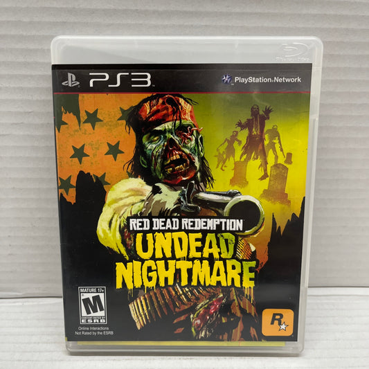 Red Dead Redemption: Undead Nightmare (PlayStation 3, 2010) Clean Tested Working