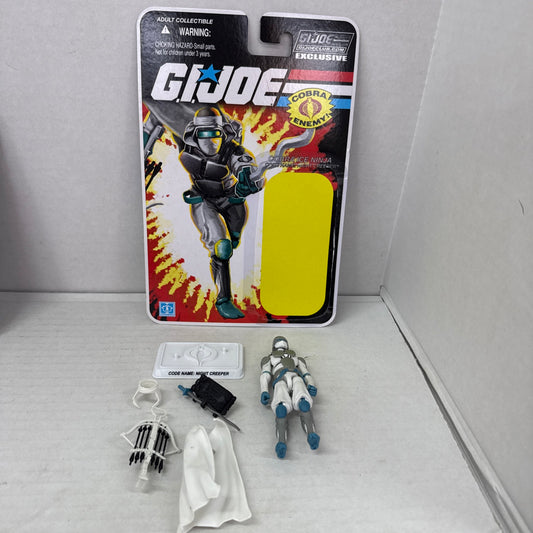 GI Joe FSS, Night Creeper, Ice Ninja, Moc, Club Exclusive, Joe Con, Retro, 50th