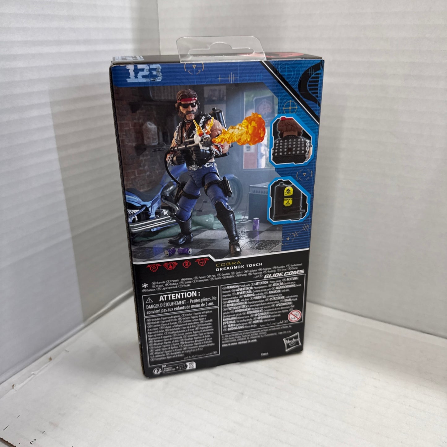 Hasbro G.I. Joe Classified Series #123 Cobra Dreadnok Torch 6" Figure New Sealed