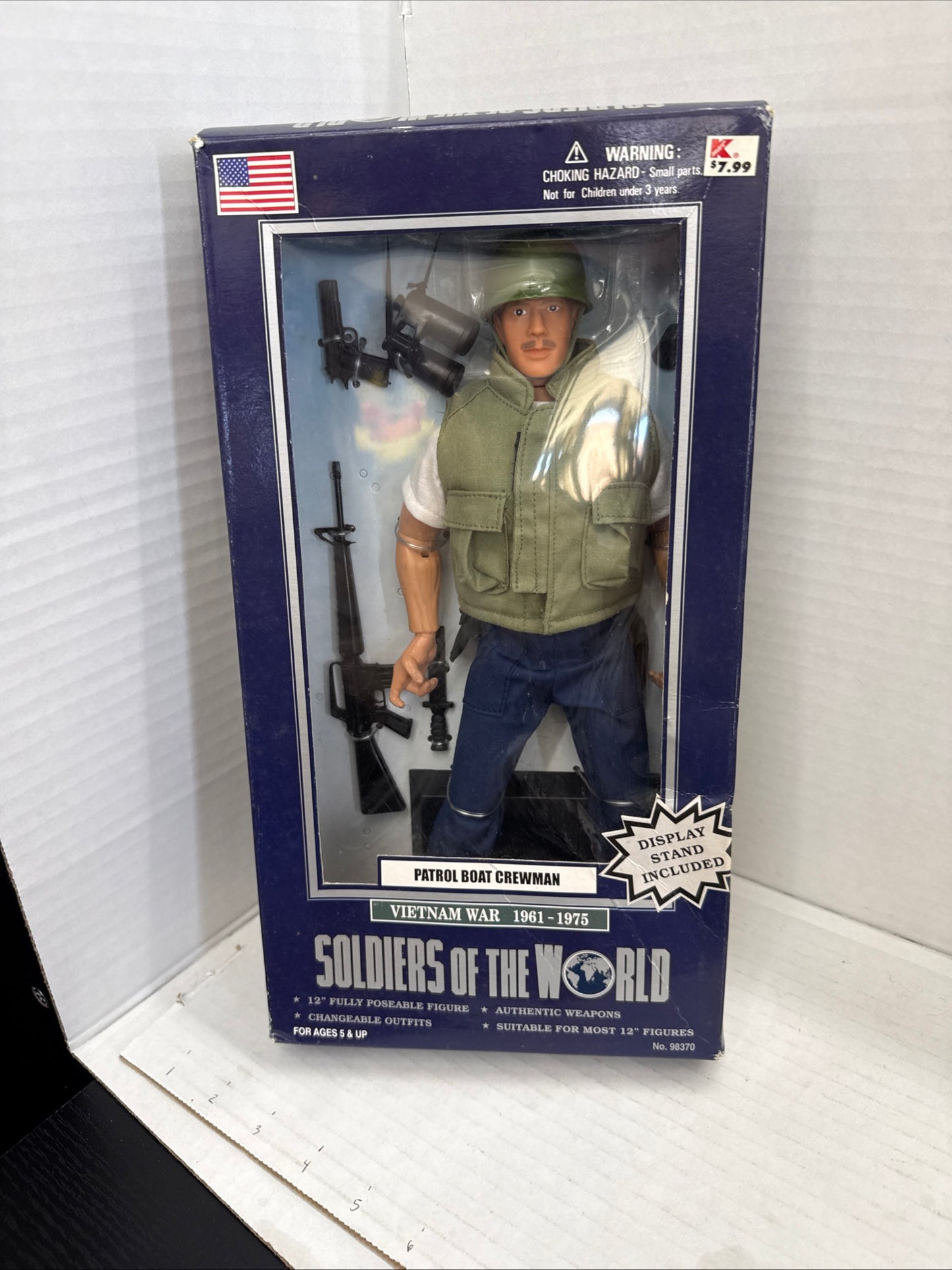 Soldiers of The World Vietnam War 1961-1975 Patrol Boat Crewman 12 Inch Figure