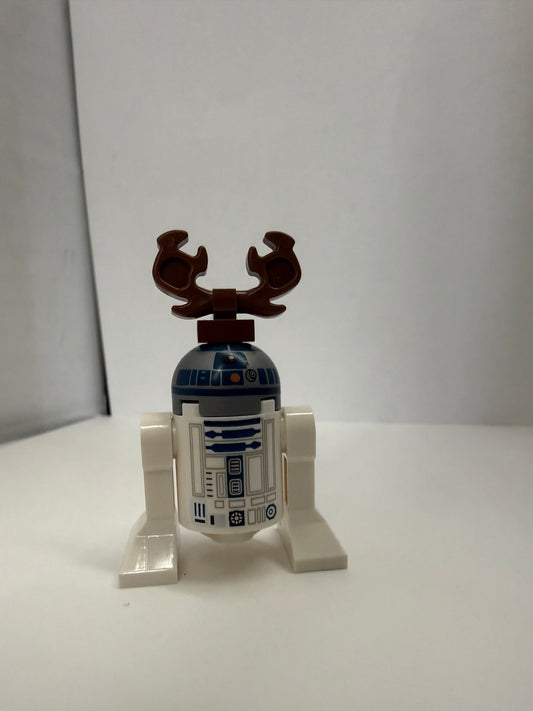 LEGO Star Wars Christmas - Rare - R2-D2 Reindeer Minifig From 75146