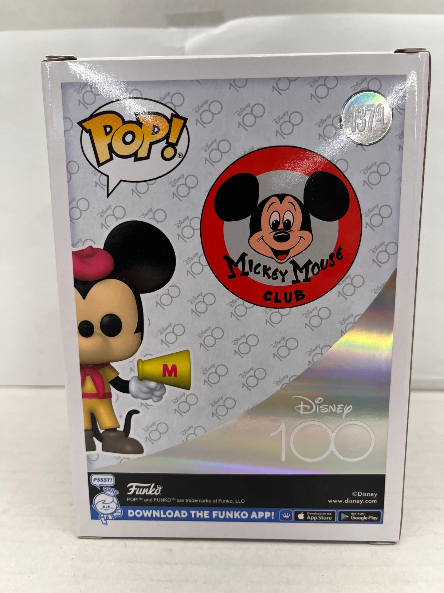 Funko Pop Disney 100 Mickey Mouse Club Vinyl Figure #1379