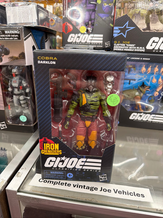 GI Joe Classified Series Darklon Action Figure [Cobra Iron Grenadiers]