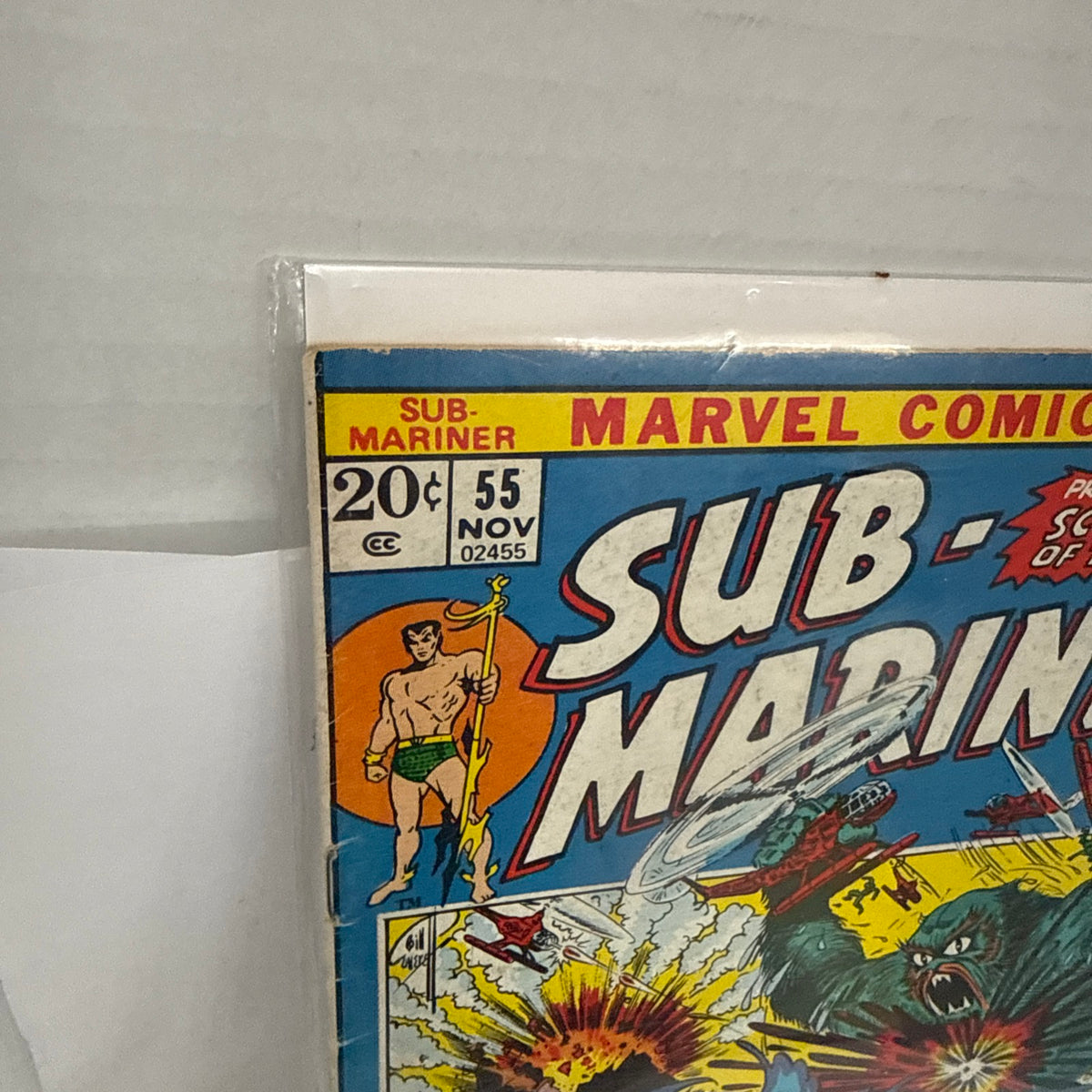 Sub-Mariner #55 1st Appearance of Torg Marvel 1972