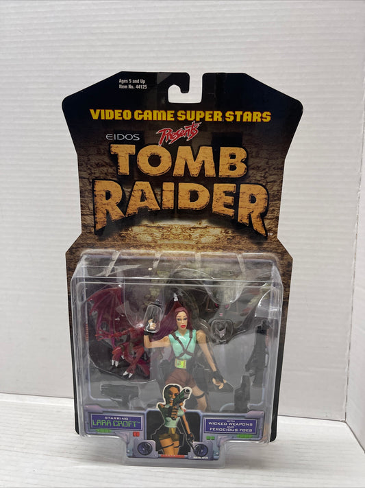Eidos Tomb Raider Lara Croft Action Figure NIB Factory Sealed