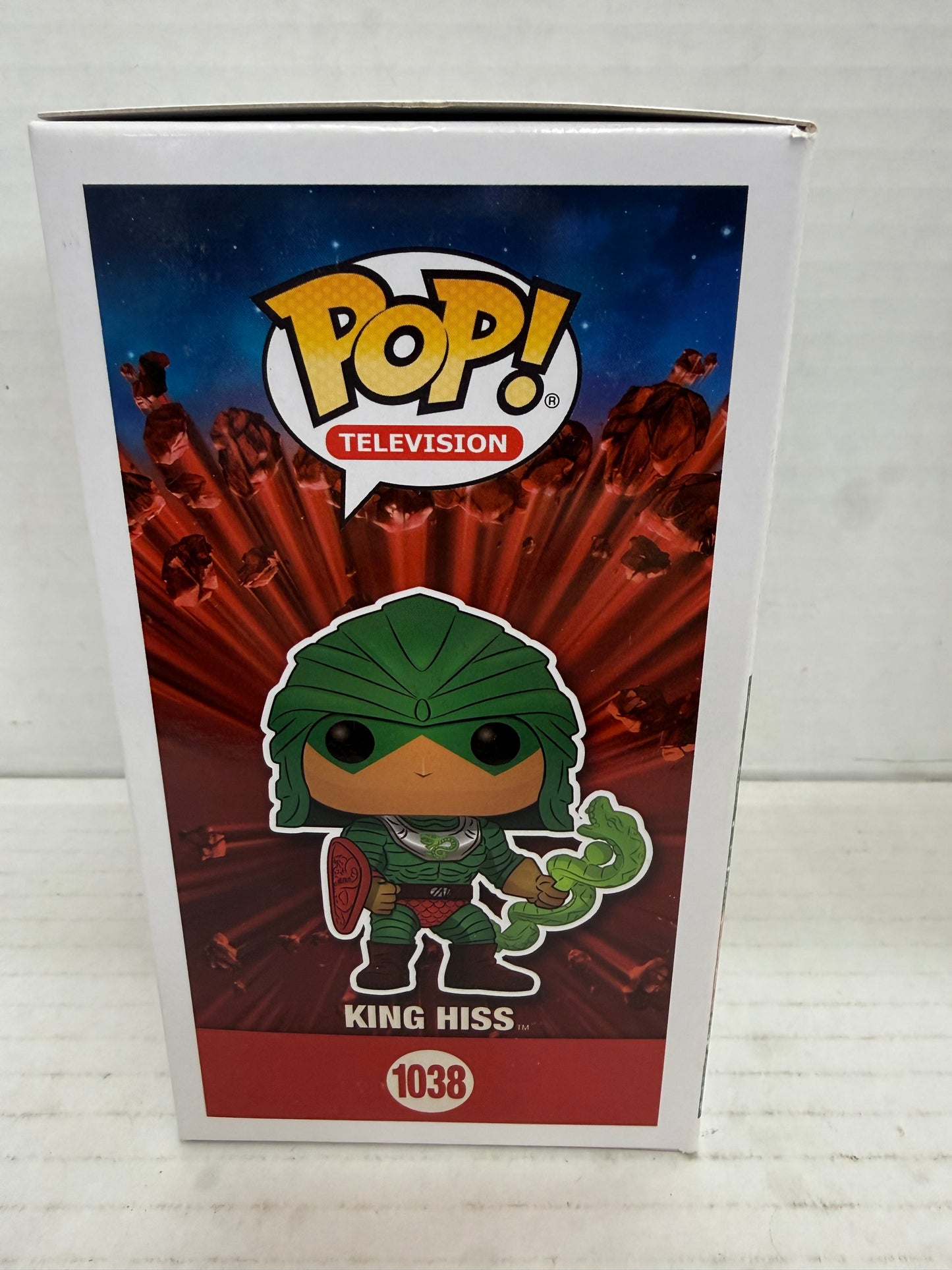 Funko Pop! Masters of the Universe - King Hiss #1038 - New York Comic Con Exc