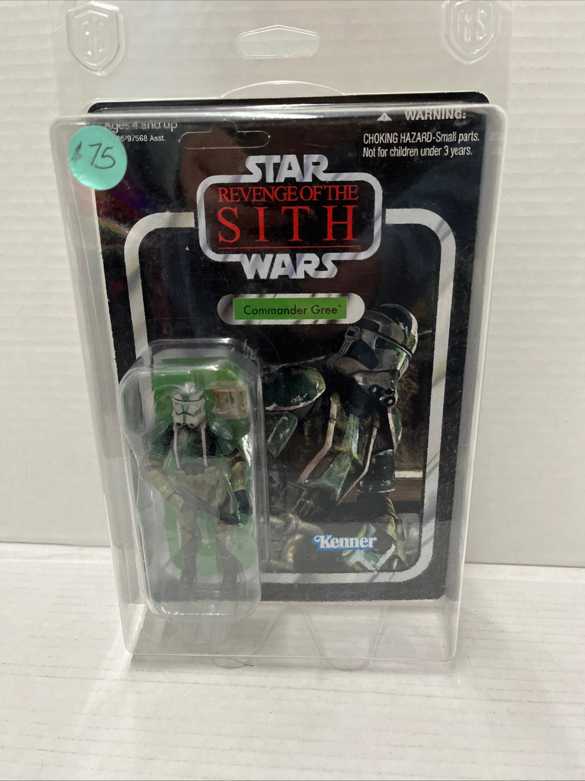 Commander Gree Rots Star Wars ROTS The Vintage Collection - Commander Gree VC43. UNPUNCHED ...