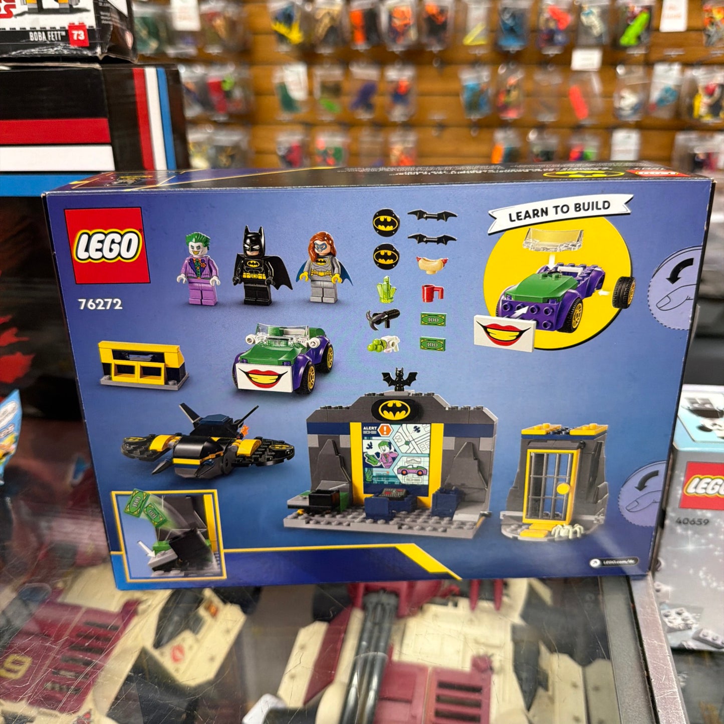 Lego DC Batcave with Batman, Batgirl and The Joker 76272 184 Pieces Building Toy