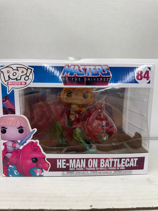 Funko Pop! Rides: Masters of the Universe - He-Man on Battle Cat #84