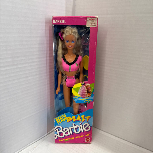 Vintage Barbie Beach Blast Doll Mattel 1989 No. 3237