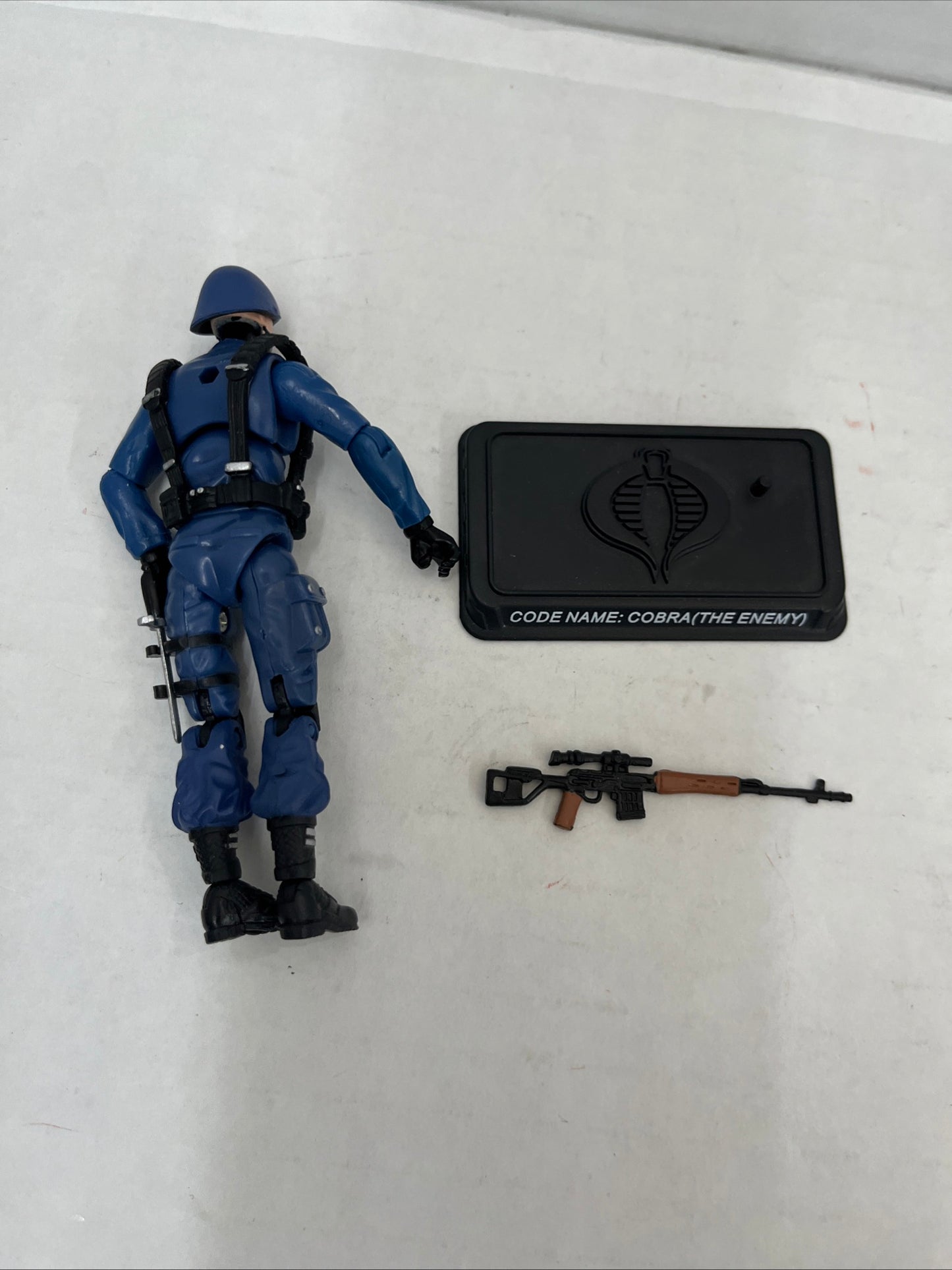 The Enemy Trooper V2 G.I. JOE COBRA 25th Anniversary LOOSE Complete S6