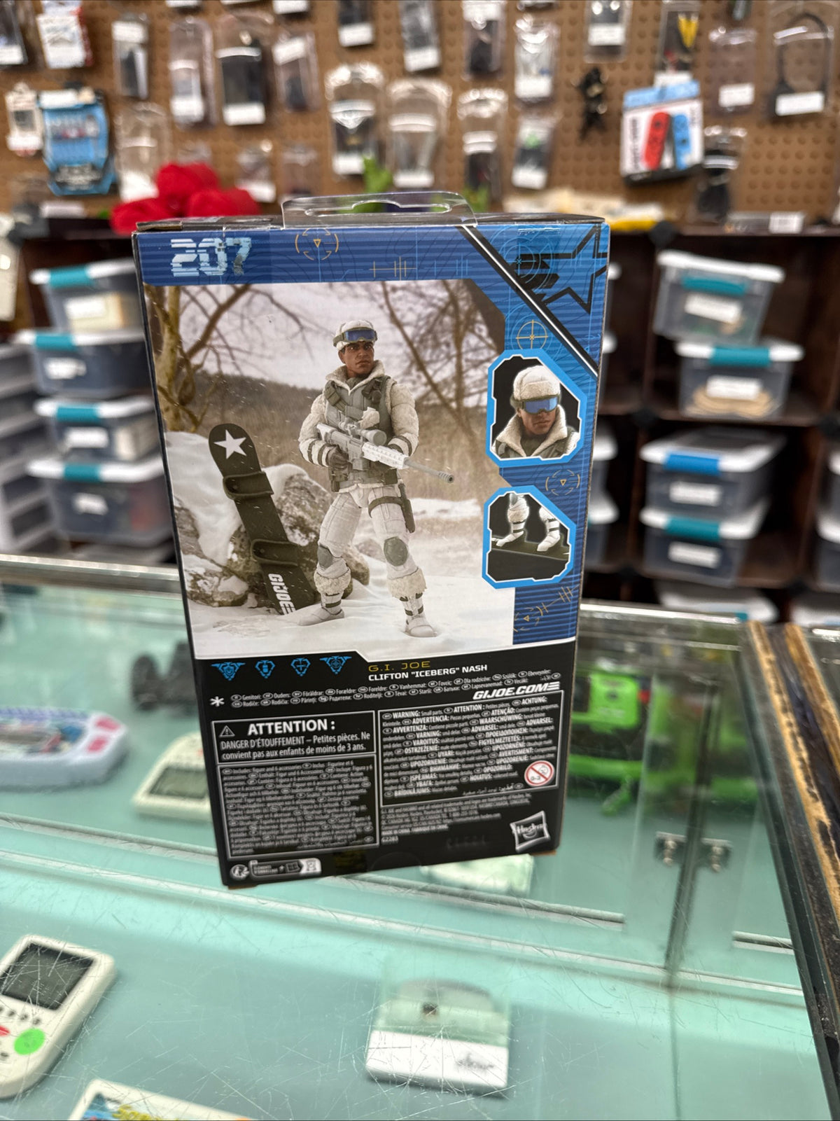 GI Joe Classified Series #207 Iceberg Clifton Nash 6-Inch Action Figure Hasbro