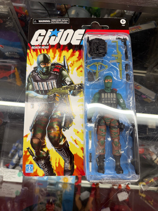 G.I. Joe Classified Series Retro card Beach Head 6" Figure NEW