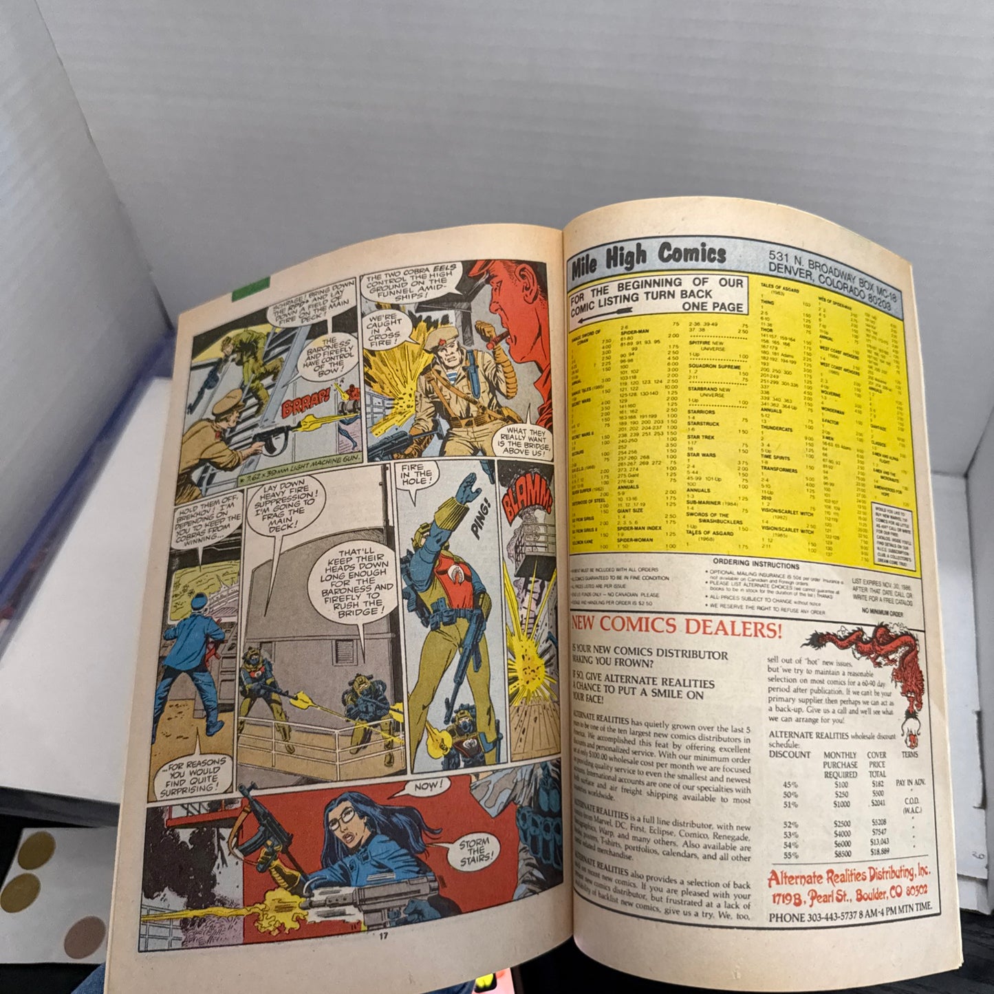 G I JOE SPECIAL MISSIONS 1 MARVEL (b014)