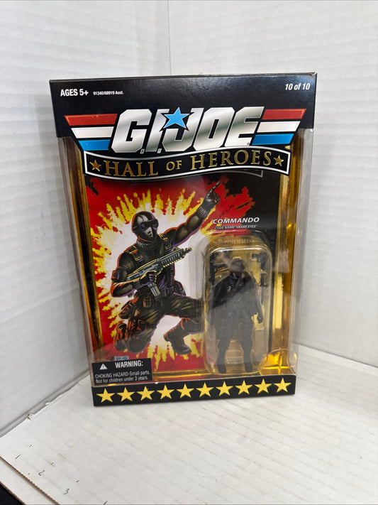Hasbro G.I. Joe Hall of Heroes Snake Eyes Commando Action Figure Black 2008