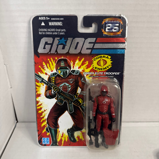 G.I. Joe 25th Anniversary Cobra Elite Trooper Crimson Guard 2007 New Sealed