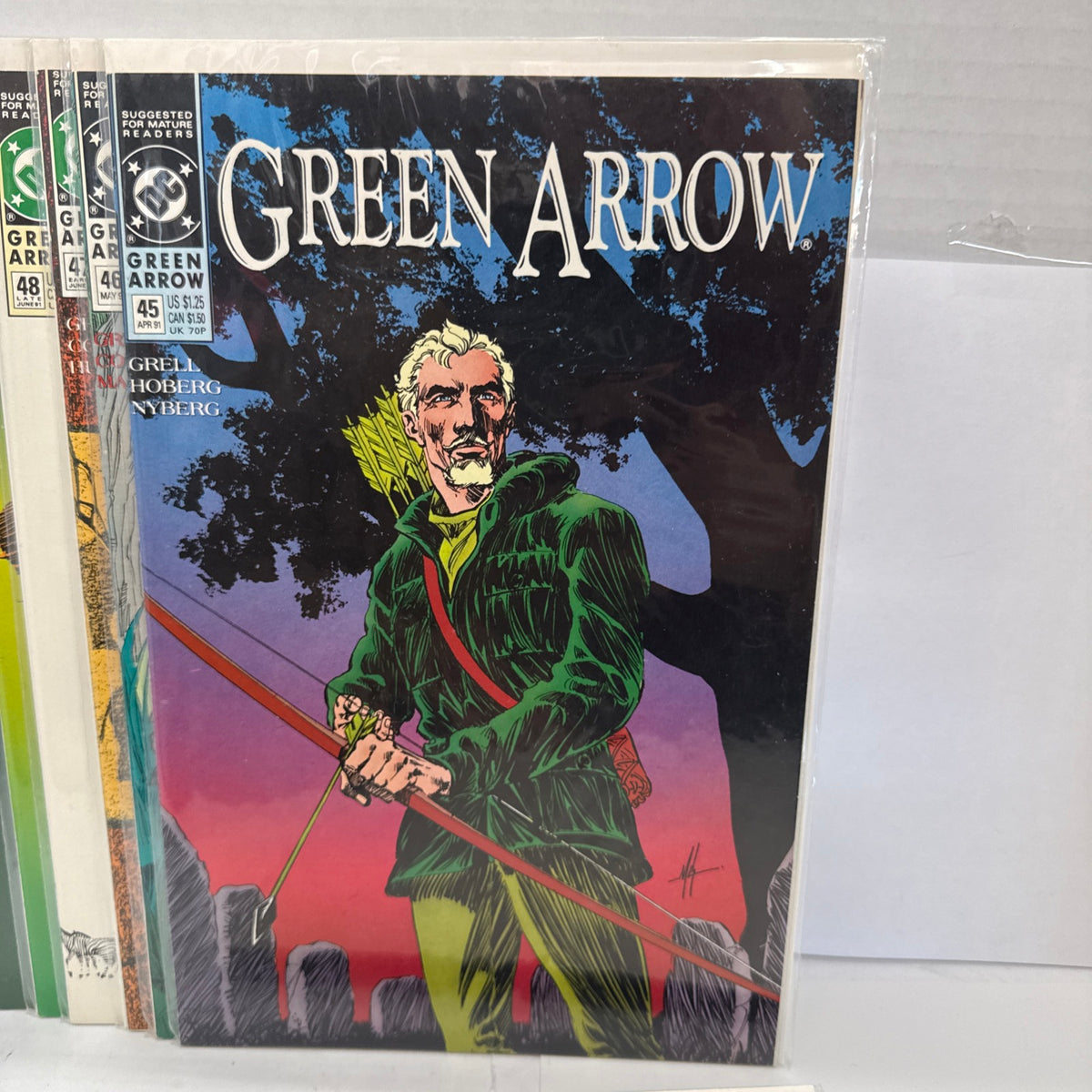 GREEN ARROW #43-55  (1991) DC COMICS RUN LOT OF 14. Grell Cowan Wray