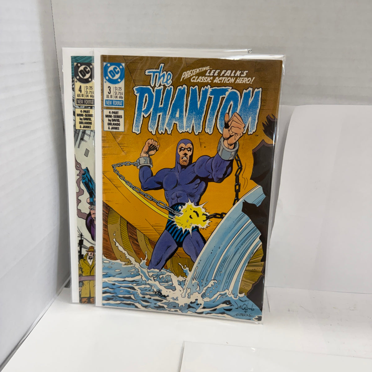 The Phantom #1-4 - Complete Mini-Series Comic Set Lot - DC Comics, 1988