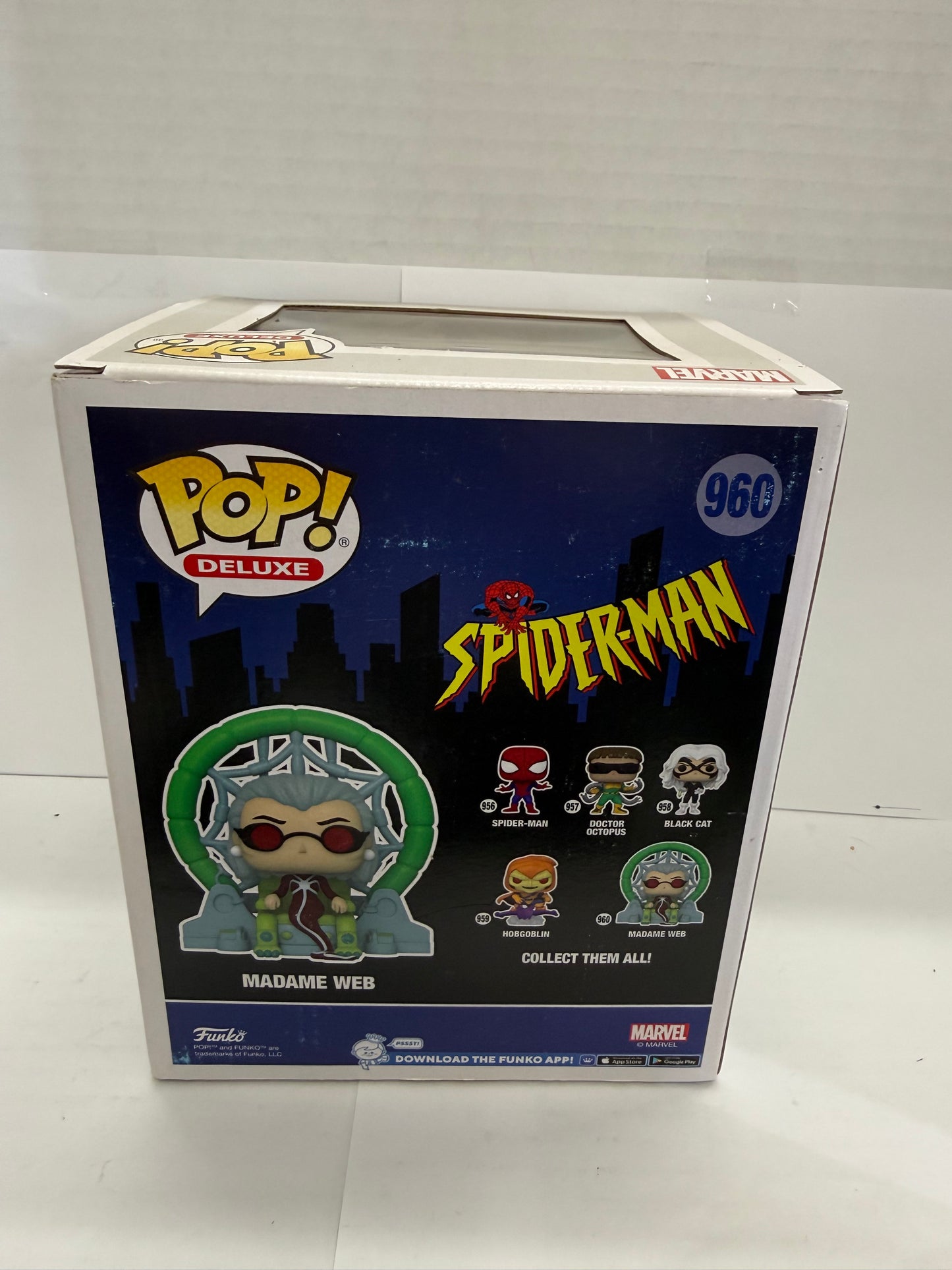 Funko Pop Marvel Spider-Man : 6" Madame Web #960 Vinyl Figure Box - Brand New!