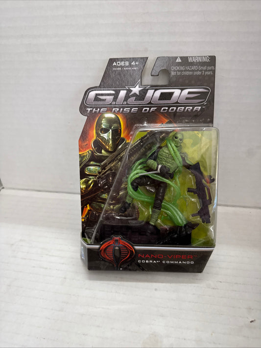 2009 GI JOE 3 3/4" Rise of Cobra Nano-Viper-MIP