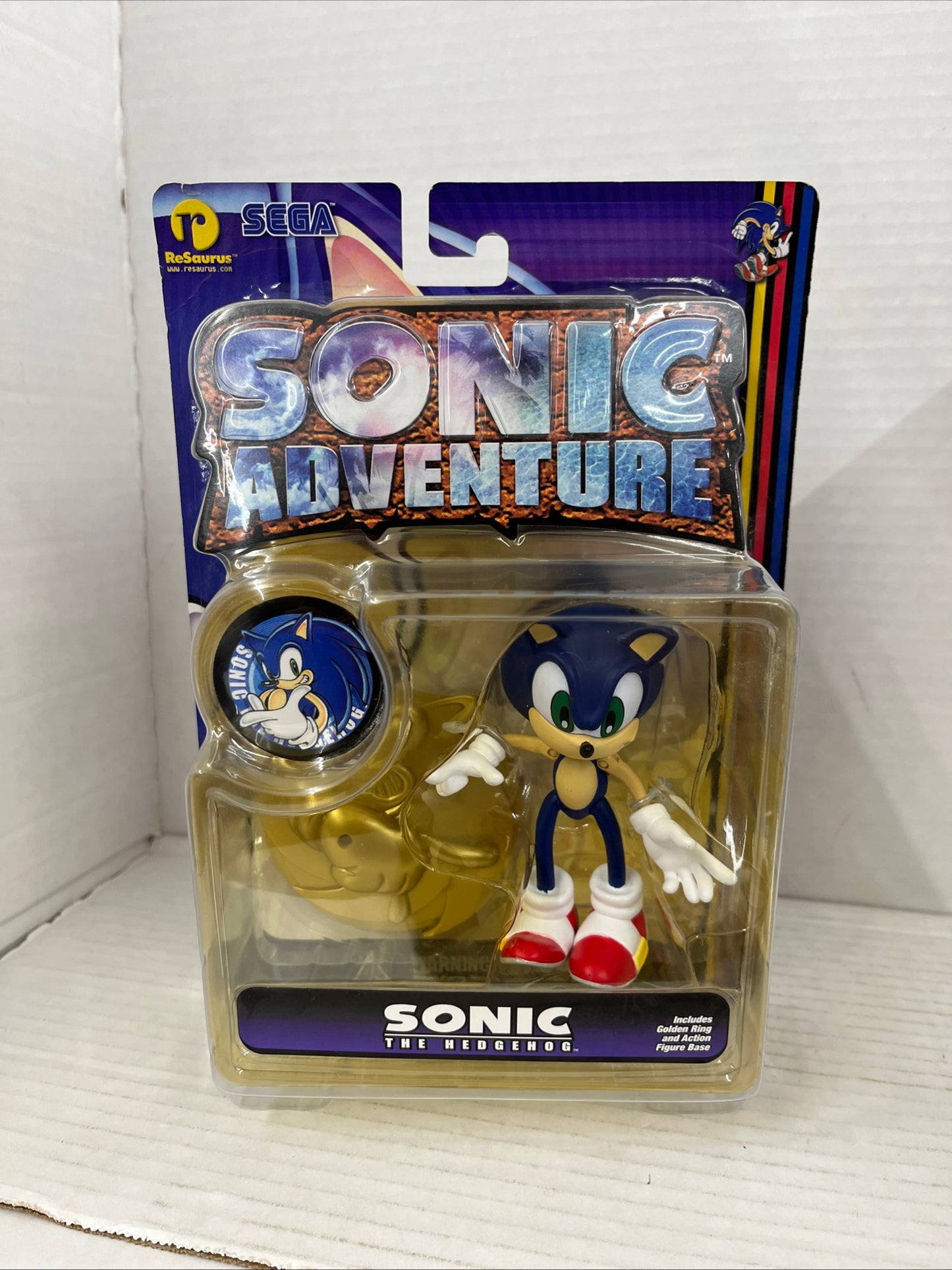 ReSaurus SEGA Sonic Adventure SONIC The Hedgehog Action Figure Series One Sealed