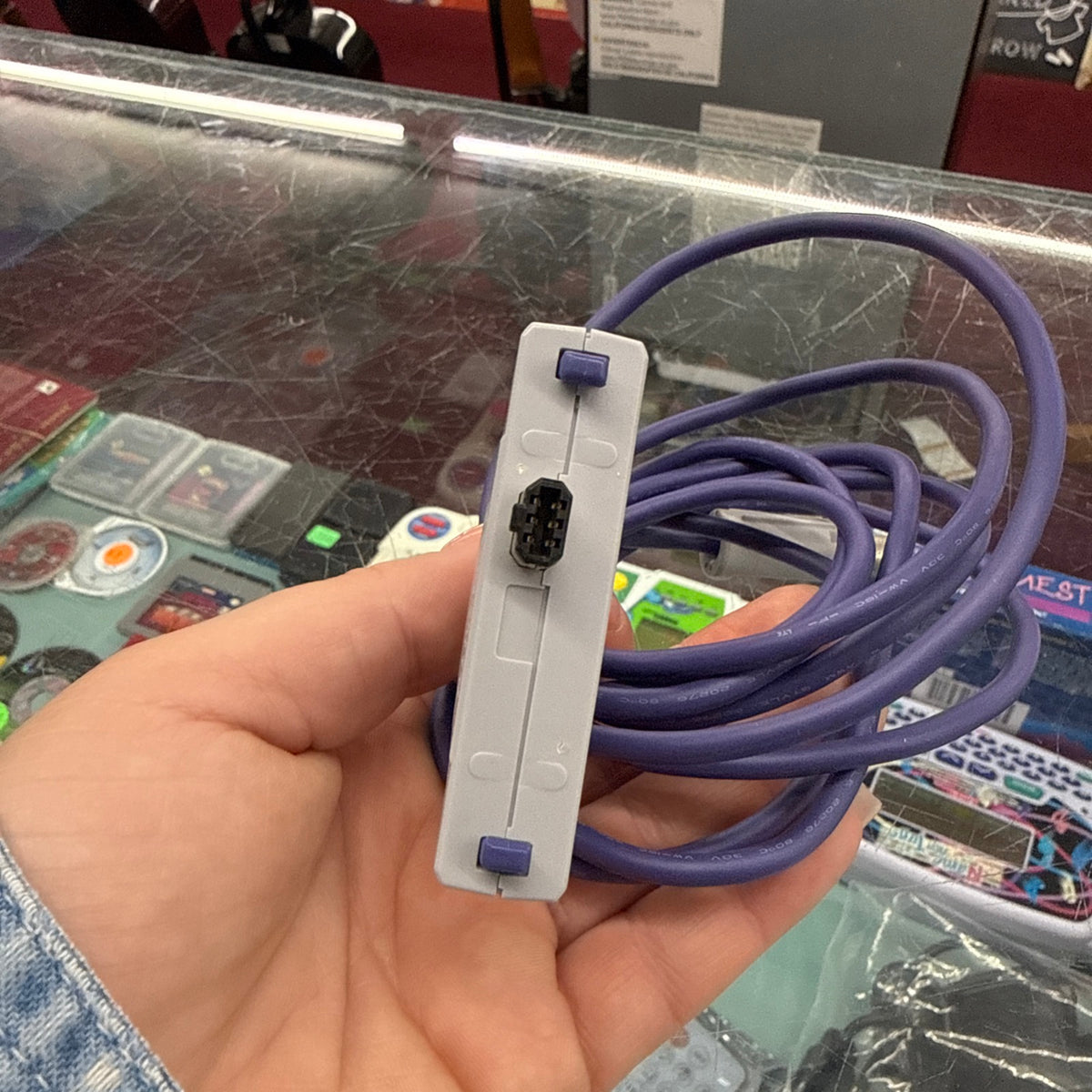 Official Nintendo GBA Link Cable Gameboy Advance/GameCube Cord OEM