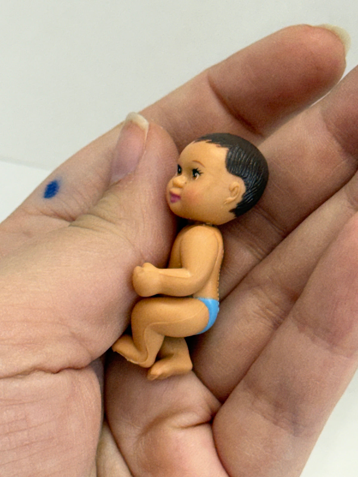 Hispanic Pregnant Barbie Midge’s Baby Boy Blue Diaper Replacement Doll Mattel