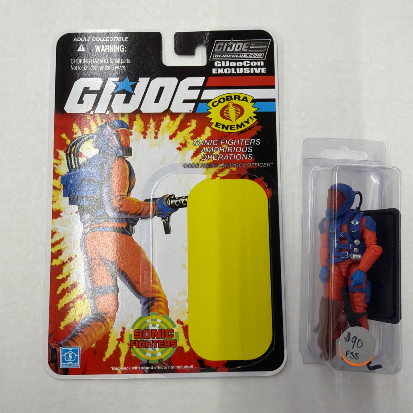 Sonic Fighters Amphibious Operations Officer figure GI Joe Club Exclusive