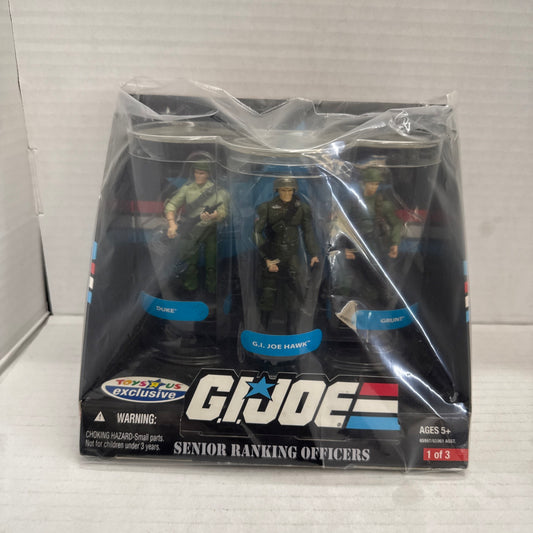 G.I. Joe 25th Anniversary Senior Ranking Officers 3 pack TRU Exclusive New 2007