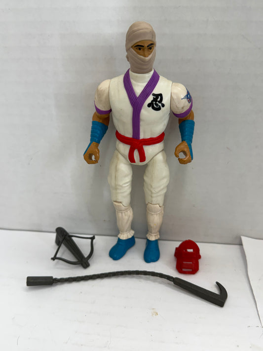 Vintage RAMBO White Dragon Action Figure Coleco 1985