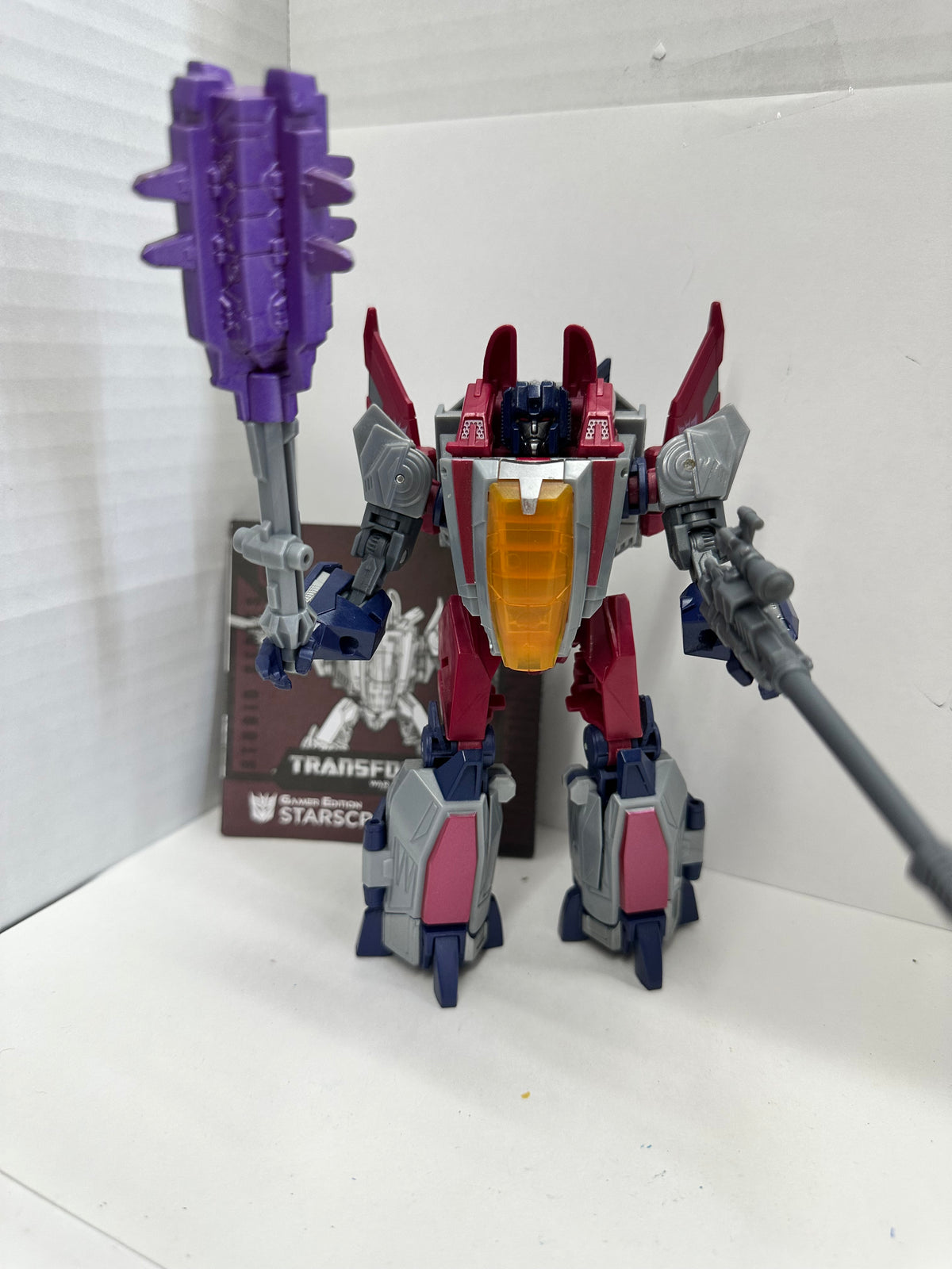 Transformers Studio Series Gamer Edition Starscream Hasbro complete 06 WFC