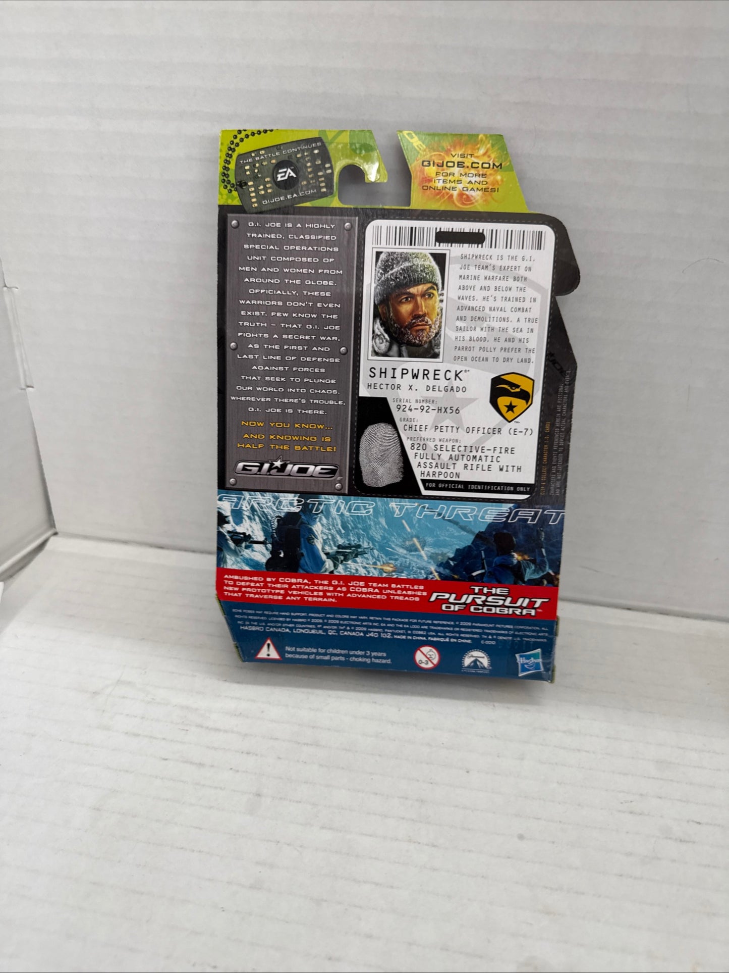 GI Joe Rise of Cobra Shipwreck Arctic Threat Toys R Us 2010 New