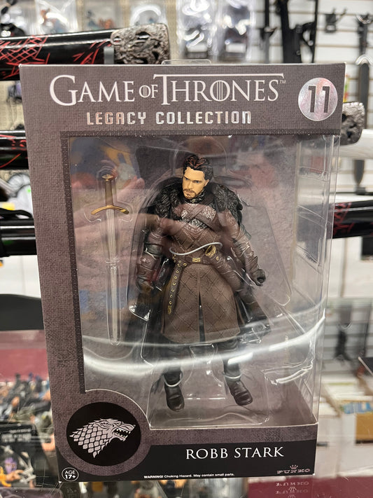 FUNKO, GAME OF THRONES 6" ROBB STARK FIGURE (LEGACY COLLECTION) #11. NIB (F81)