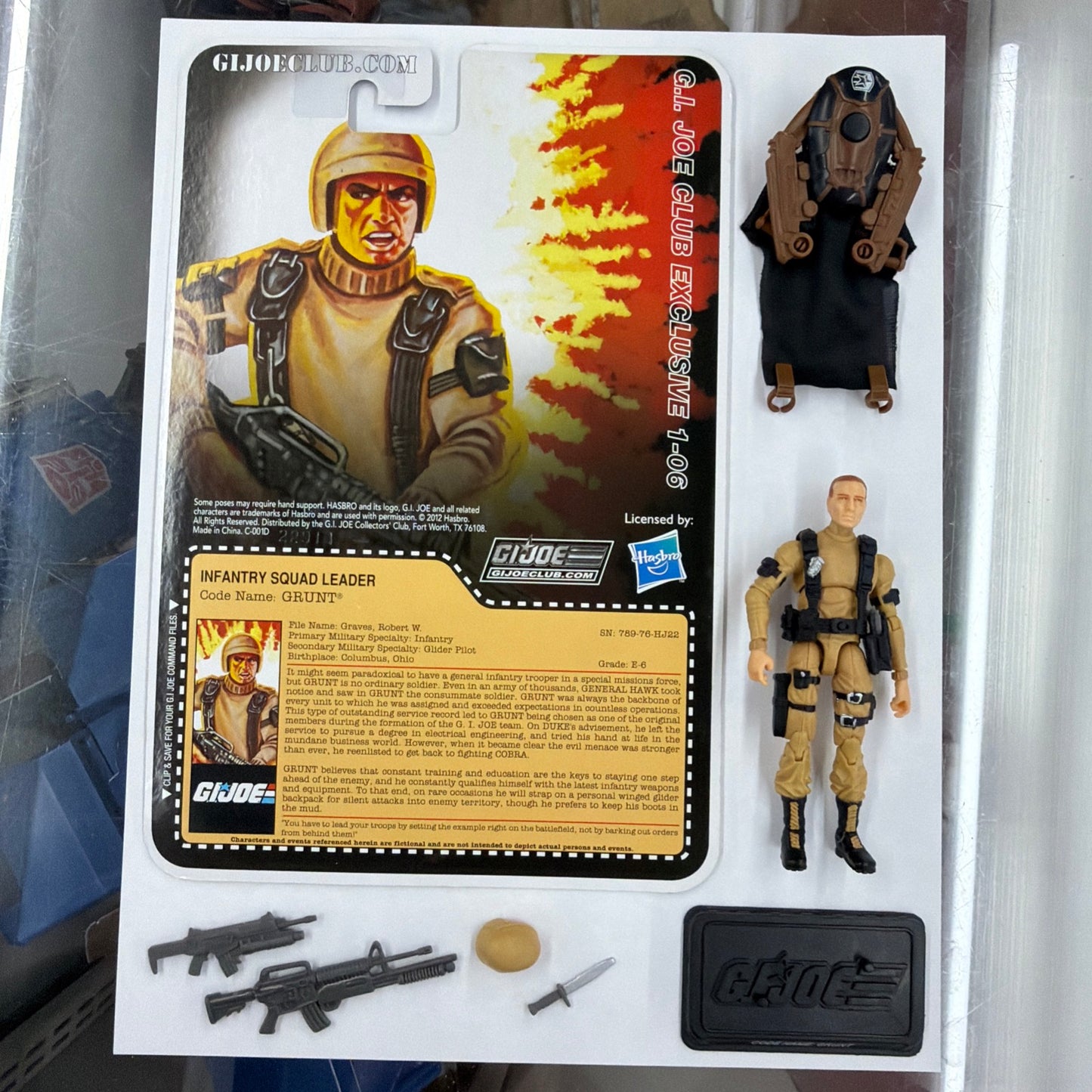 Grunt Squad Leader FSS G.I. JOE COBRA 25th Anniversary Style
