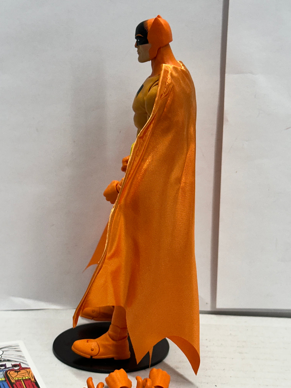 DC Multiverse McFarlane Red Platinum Orange Suit Batman Figure COMPLETE