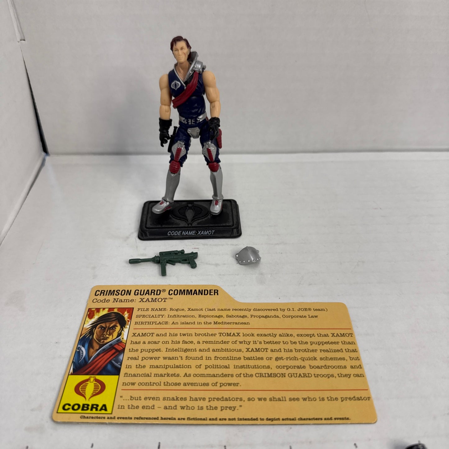 Xamot V6 Comic Pack G.I. JOE COBRA 25th LOOSE