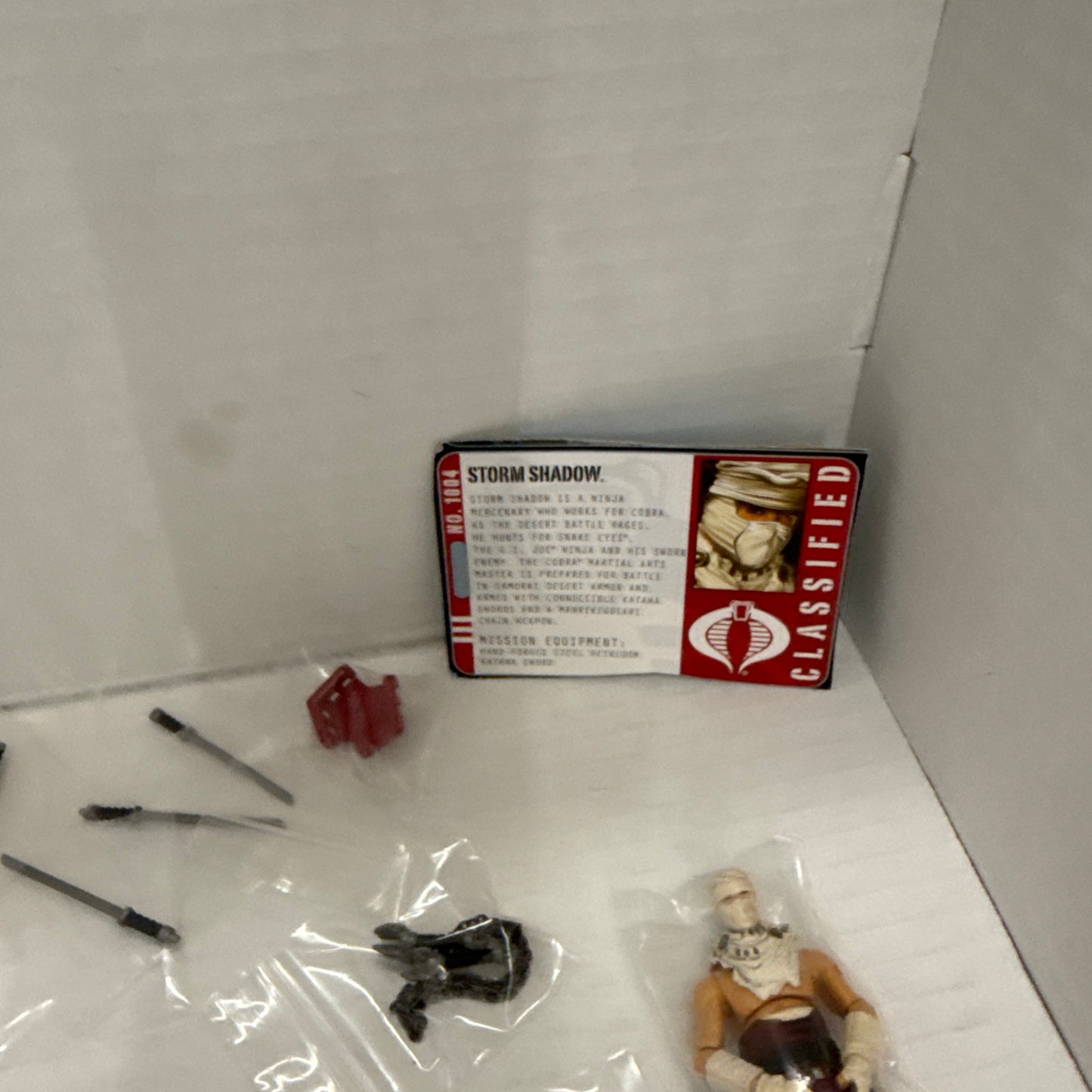 G.I. joe pursuit of cobra: Desert battle Storm Shadow