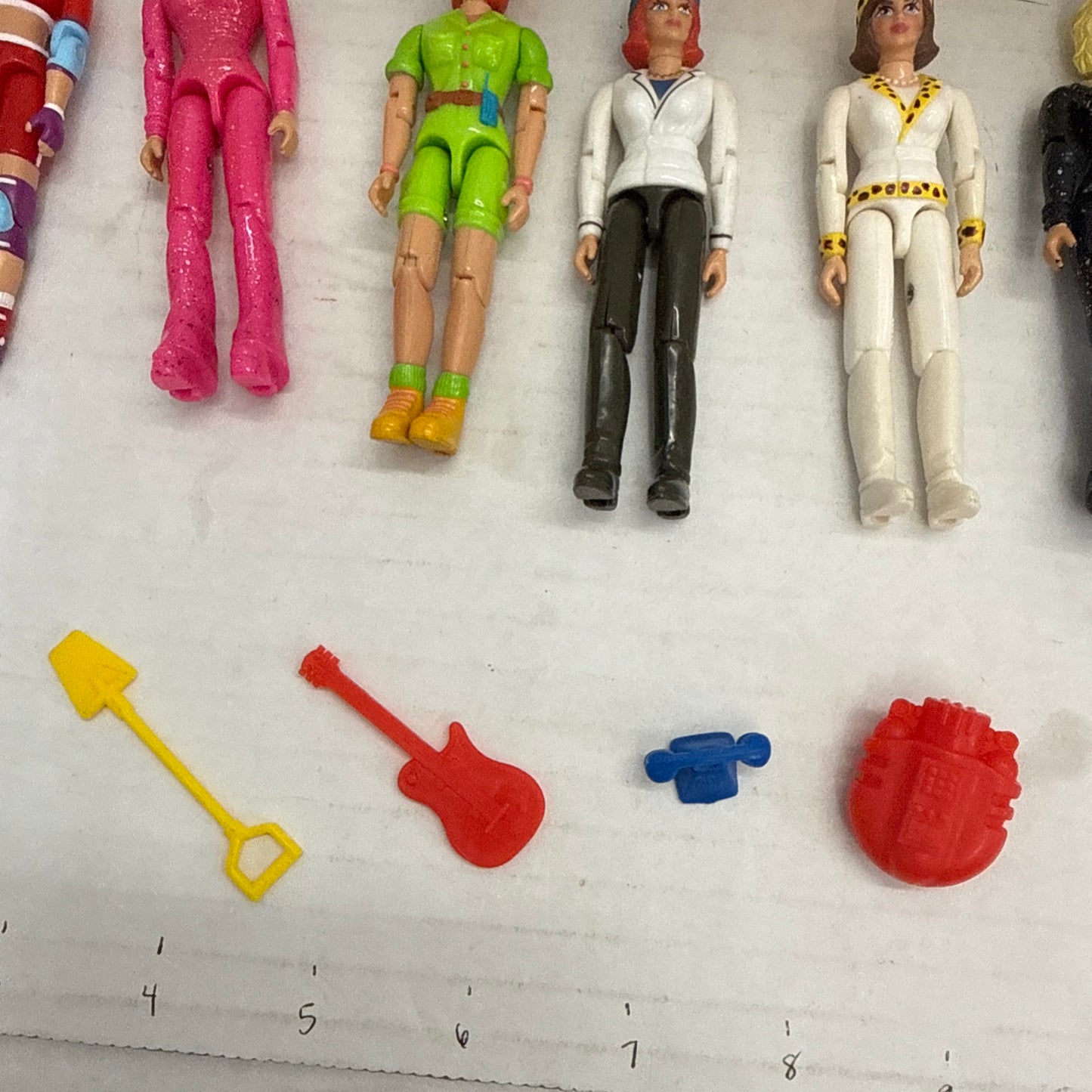 Vintage 1999 Lanard WOW Girls Action Figures - Lot Of 13 With Accessories!